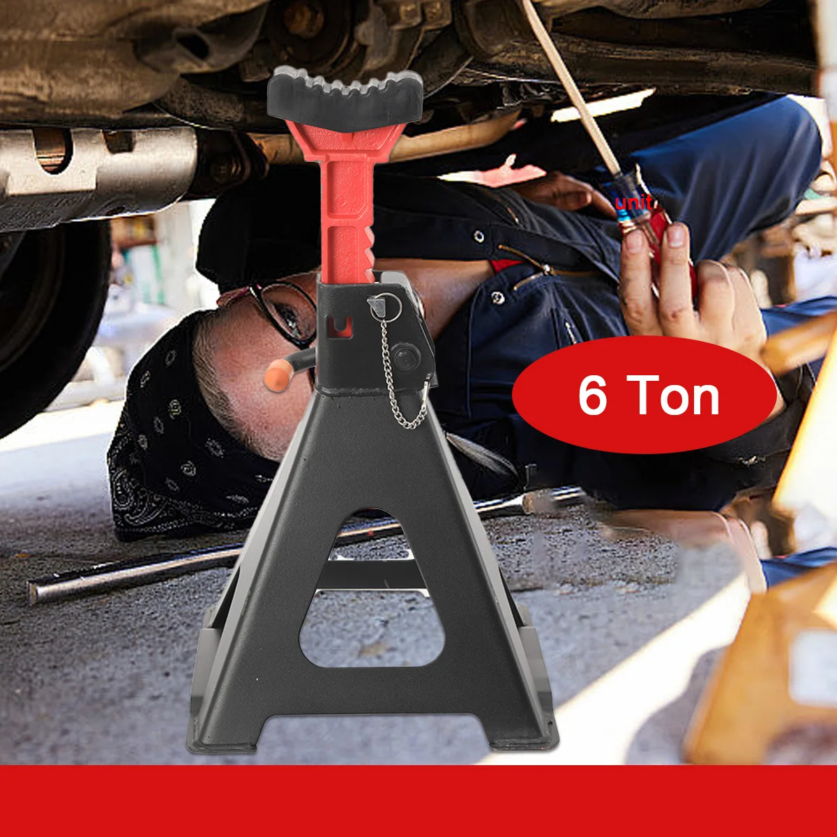 Soporte de montaje para gato de coche, 2 uds., 6T, soporte duradero para instalación de gatos de coche