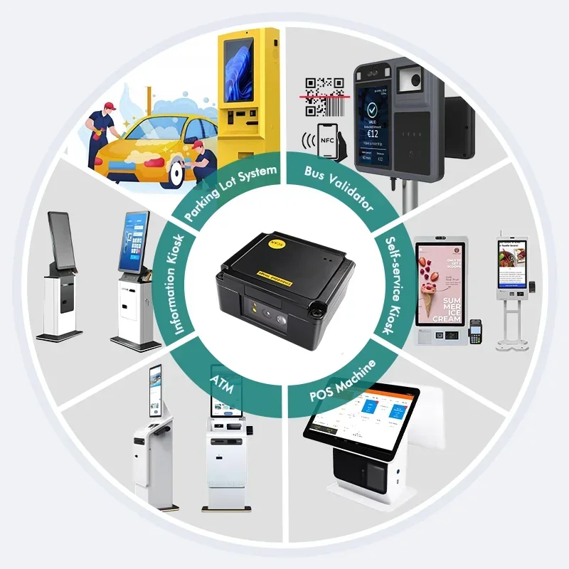 Picture 5: New 2D QR Barcode Scanner Module USB RS232 YK-EP2000 With High Speed Fixed Mount Scanner For Self-service Vending Machine