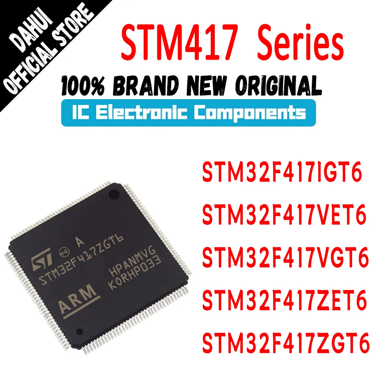 

STM32F417IGT6 STM32F417VET6 STM32F417VGT6 STM32F417ZET6 STM32F417ZGT6 STM32F417 STM32F STM32 STM IC MCU Chip LQFP