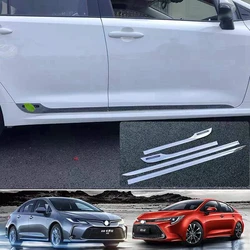 Carbon Fiber For Toyota Sedan Corolla E210 Levin 2019 2021 2022 Car Accessories ABS Side Door Body Strips Molding Moulding Trim