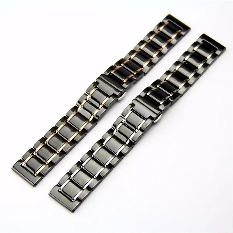 20mm 22mm 24mm Luxury Ceramic band For Samsung galaxy 3 watch 46mm 42mm gear s3 Strap active 2 40 44mm Smart Watch ceramic strap