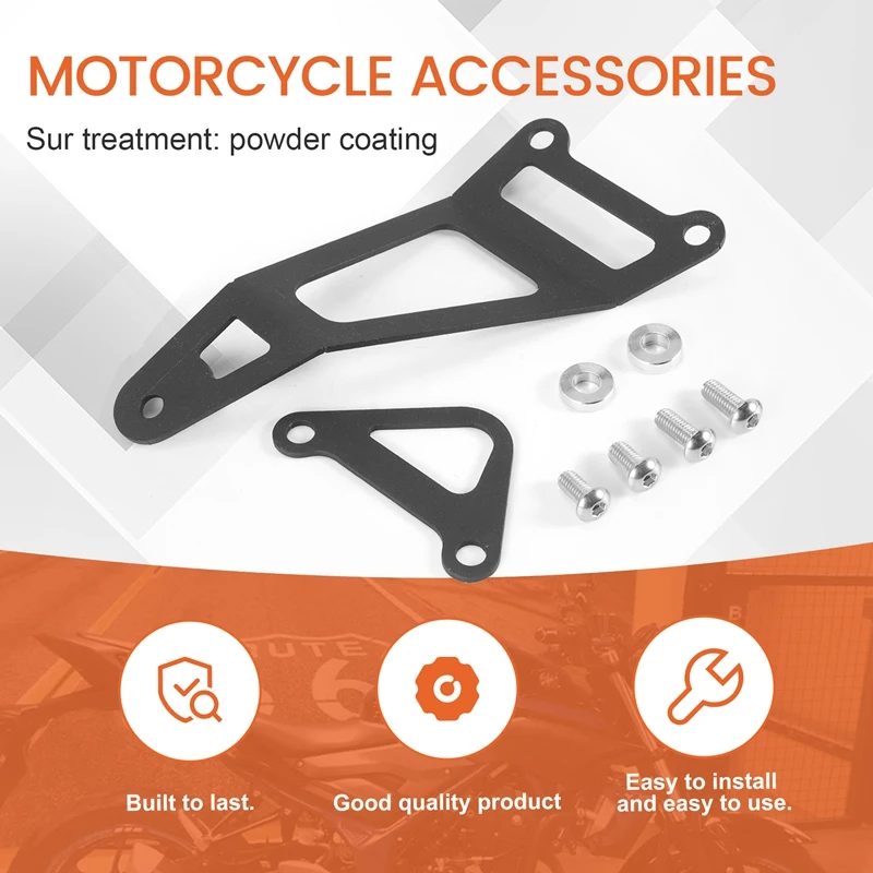 Motorcycle Rear Pedal Modified Exhaust Bracket For Yamaha MT-03 YZF R25 R3 2014-2021Exhaust Bracket