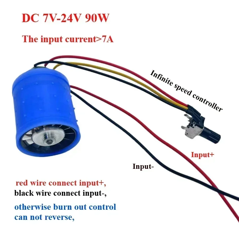 Kipas Saluran Tanpa Sikat Mikro 12V/24V 100.000 RPM, Impeler Aluminium untuk Pengering Rambut