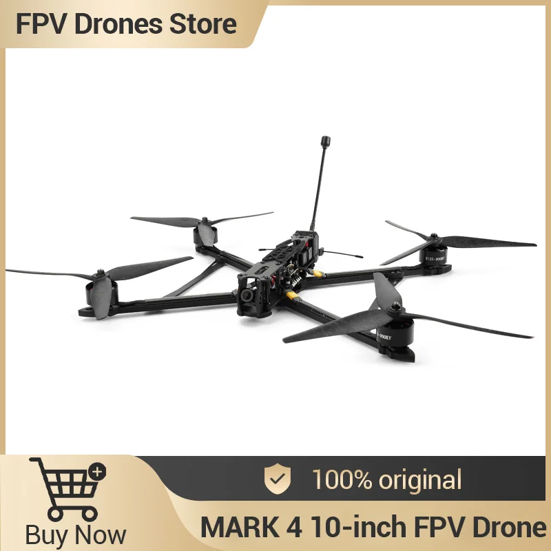 Hot Sale Mark4 10 inch Long Range FPV Drones 2.5kg Payload Super power F405 FC 55A ESC ELRS 5.8Ghz 2.5W VTX 3110 Motors 2024