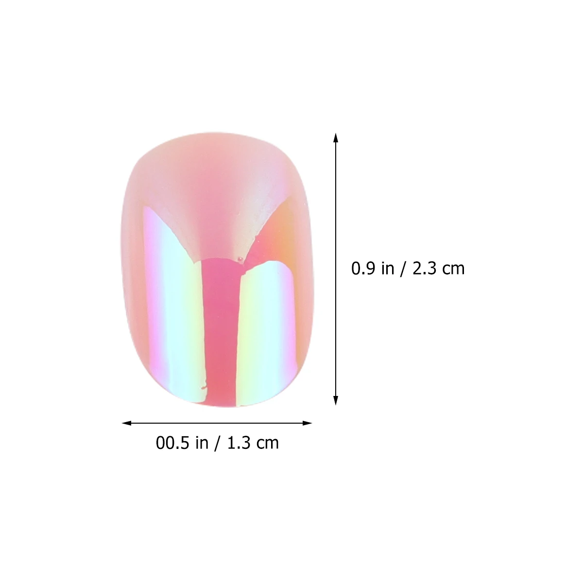 

24Pcs Nail Sticker Shiny Fake Nails Glittering Full Cover Nail False Nail Fake Nail Sticker Nail Patch (Assorted Color 1)