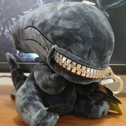 Alien Xenomorph Shaped Zipper Mouth Plush Doll Kawaii Stuffed Toys Cartoon Decor Trendy Plush Pillows Christmas Birthday Gifts