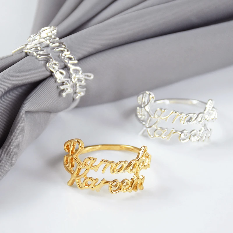 2/4/6pcs Ramadan Kareem Napkin Rings Eid Mubarak Napkin Holder Muslim Islamic Dinner Table Home Decoration Alloy Napkin Buckle