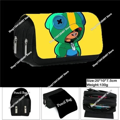 Wilderness Game Cosplay Brawl Stars-rugzakken Waterdichte dagrugzak Lichtgewicht schooltassen Etui