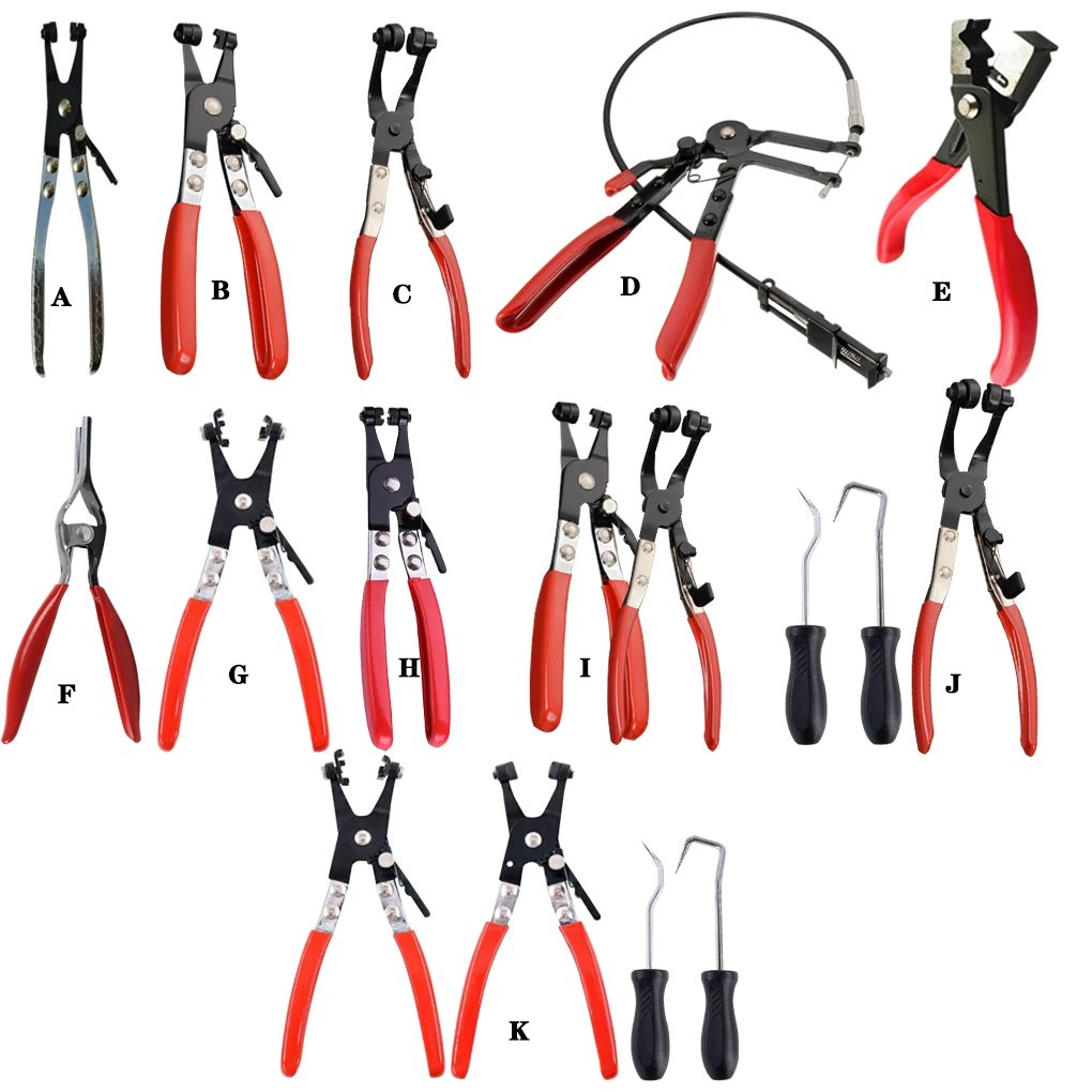 Car Water Pipe Pliers Carbon Steel Oil Pipe Hose Pliers Vehicle Repair Tool, Plier with Wire