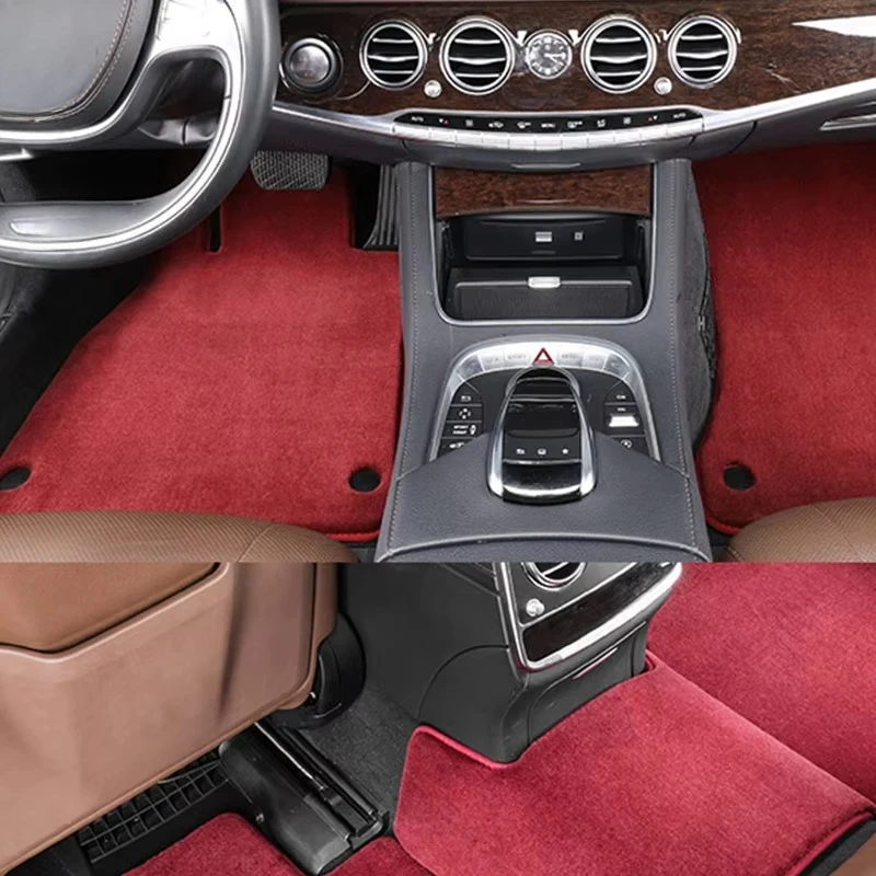 

Подходит для автоматических красных, черных матовых ковриков индивидуального размера, цветных ковров для Mercedes Audi Royota Jeep