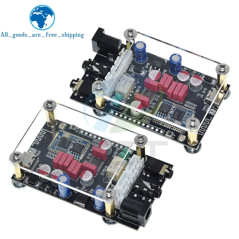 

DC8-24V XY-LA02 Qualcomm QCC5125 + PCM5102A Bluetooth аудиофильский декодер Bluetooth 5.1 плата APTX LDAC без потерь HD качество звука