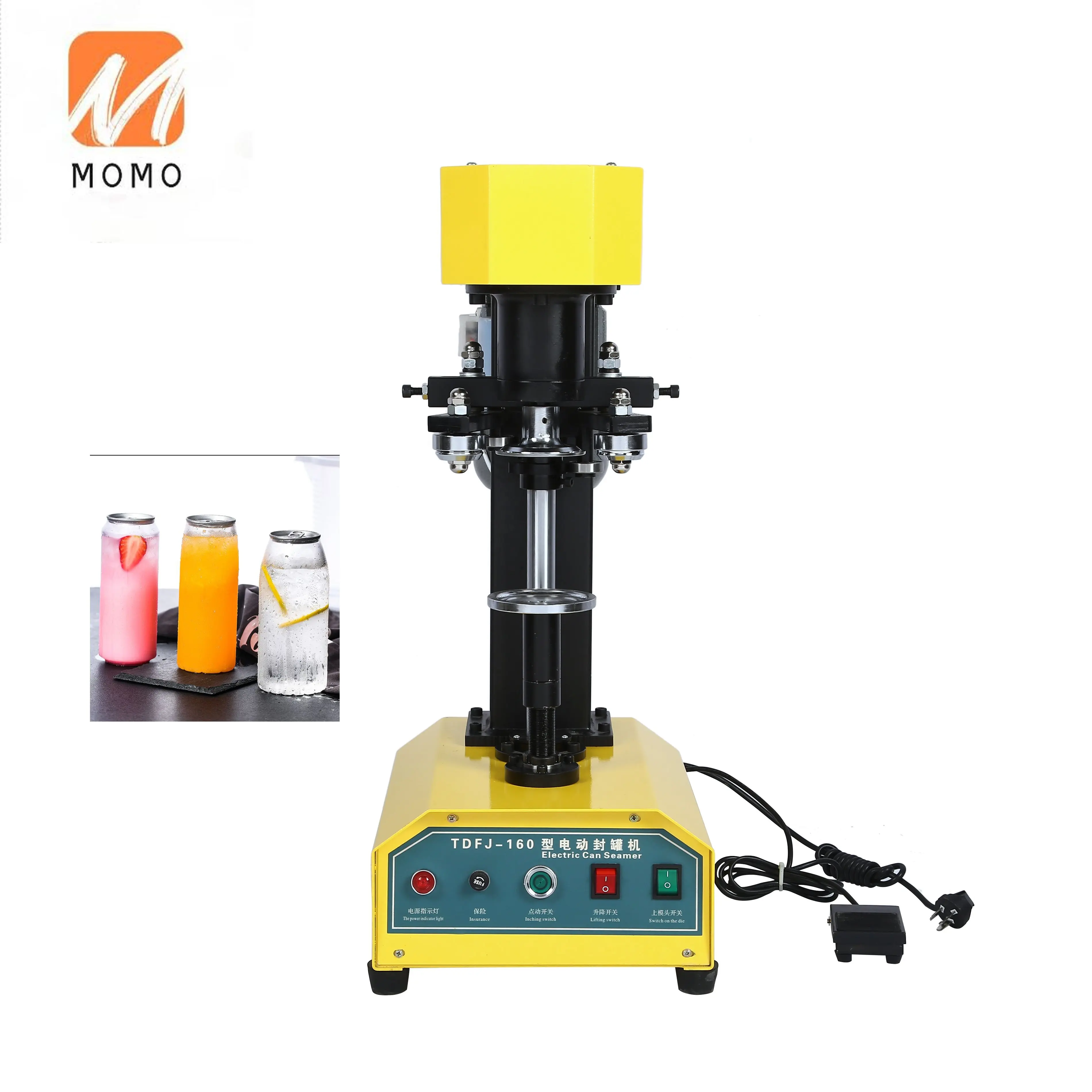 FOR Can Sealing Machine TDFJ-160 Tin Jar Sealer Manual Canning Machine for Aluminum Cans