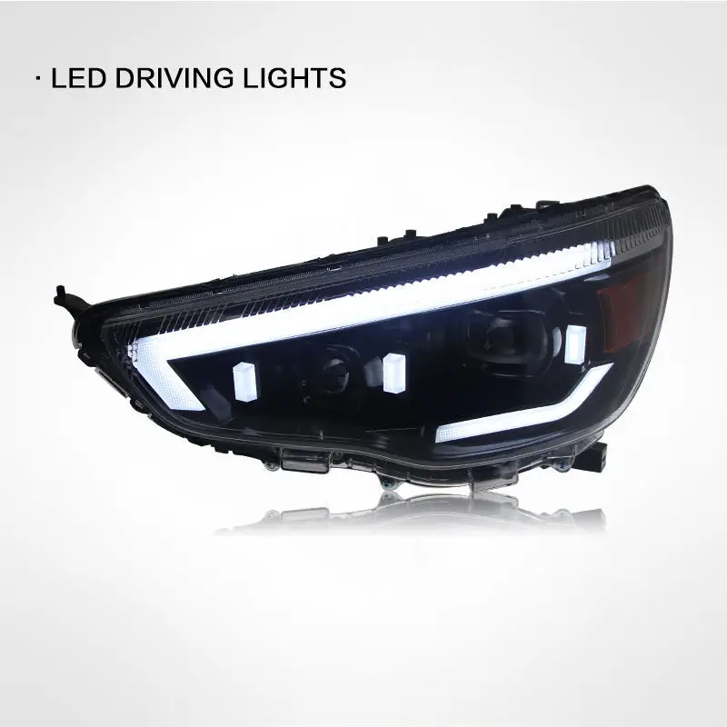 Car Parts Headlights For Mitsubishi ASX 2013-2020 LED Headlights Upgrade latest Styling DRL Dual Projector Car Accesorios