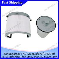 -X07A Replacement Filter Kit For Roborock S75/S7 Maxv Ultra Vacuum - Front & Rear Filters For Auto-Empty Dock