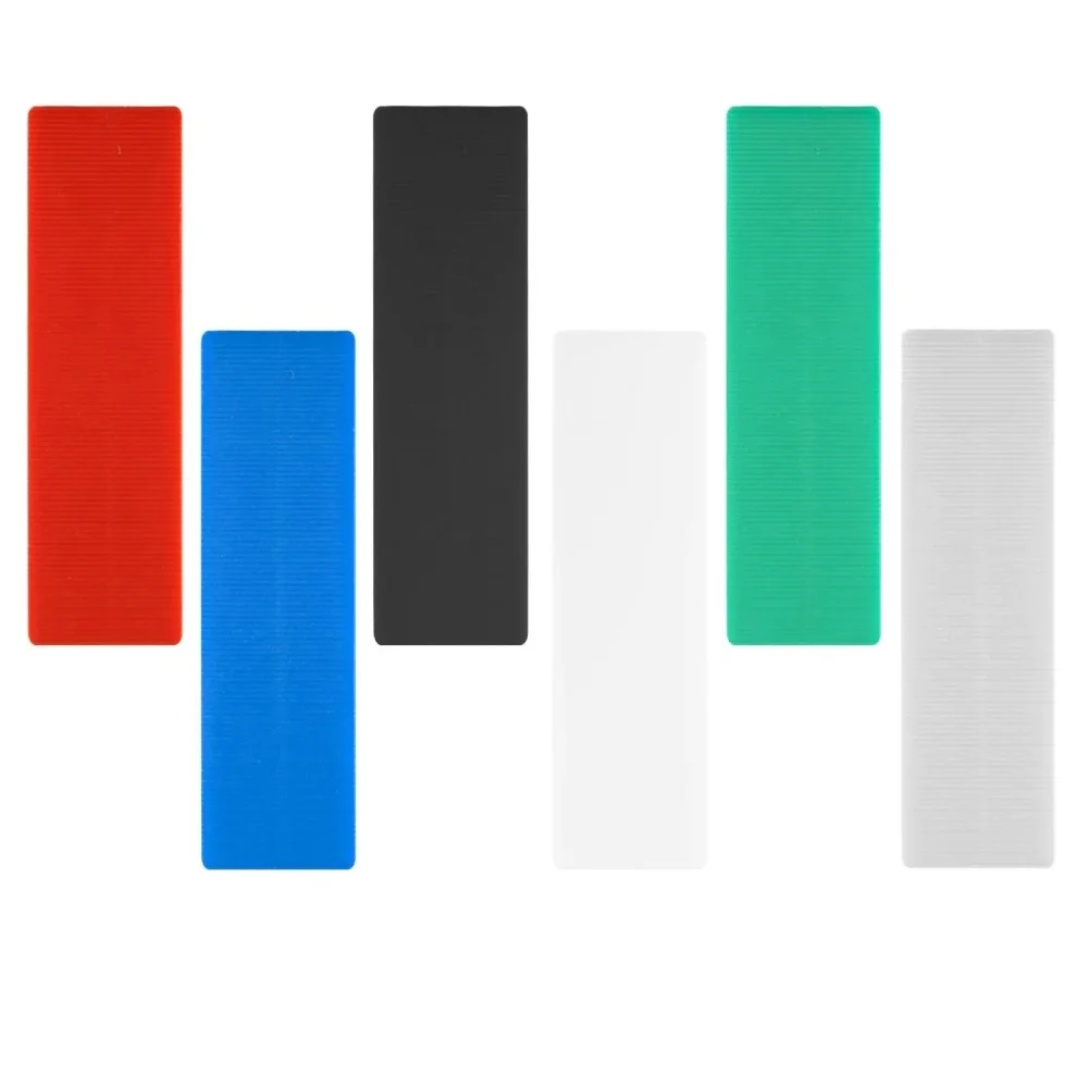 72 قطعة من الحشوات البلاستيكية (100 × 28 مم) - 6 مقاسات لتزجيج وتباعد الباب/النافذة