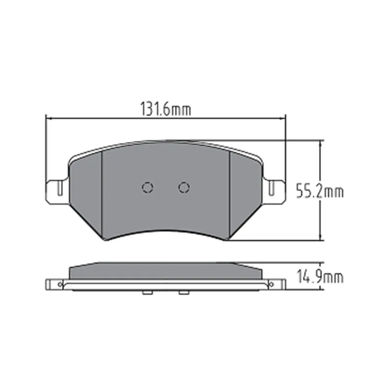 Front Brake Pads -37001 For Chery Tiggo 5x/3x/Qiyun 3/Ou Mengda/Chery Kaiyi X3/Oriental Son/Auto Parts Brake Pads