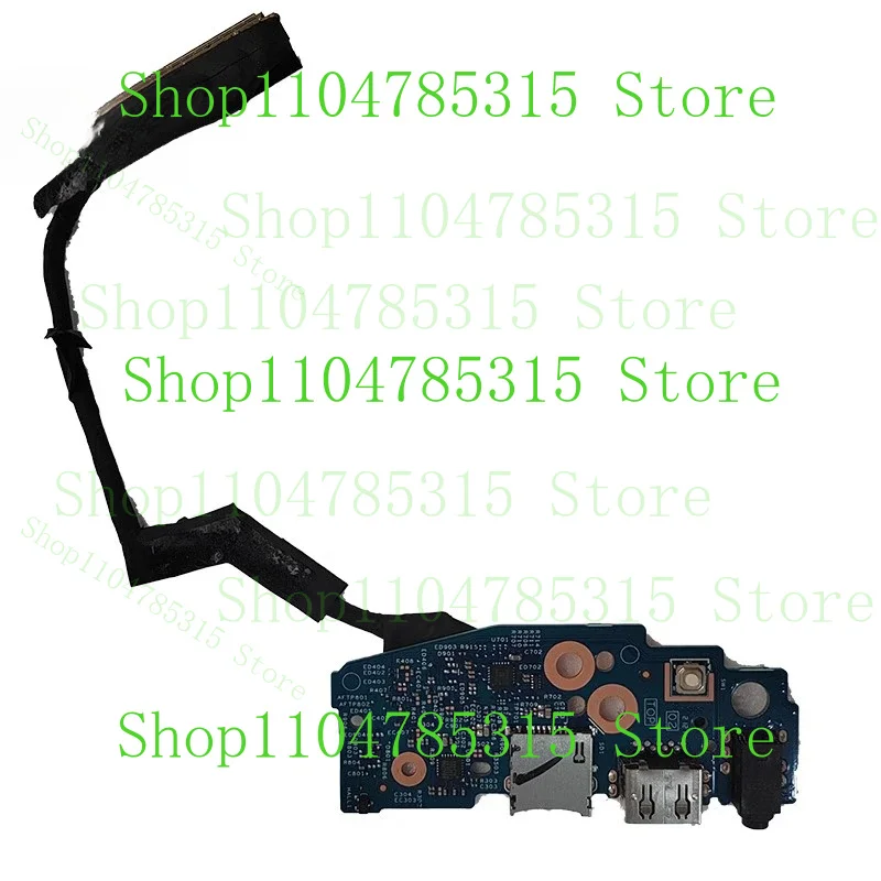 

ДЛЯ Dell Inspiron 5410 5415, устройство чтения SD-карт, ETHERNET, USB-аудиоплата с кабелем 0C7N67 C7N67 09VCX9 9VCX9