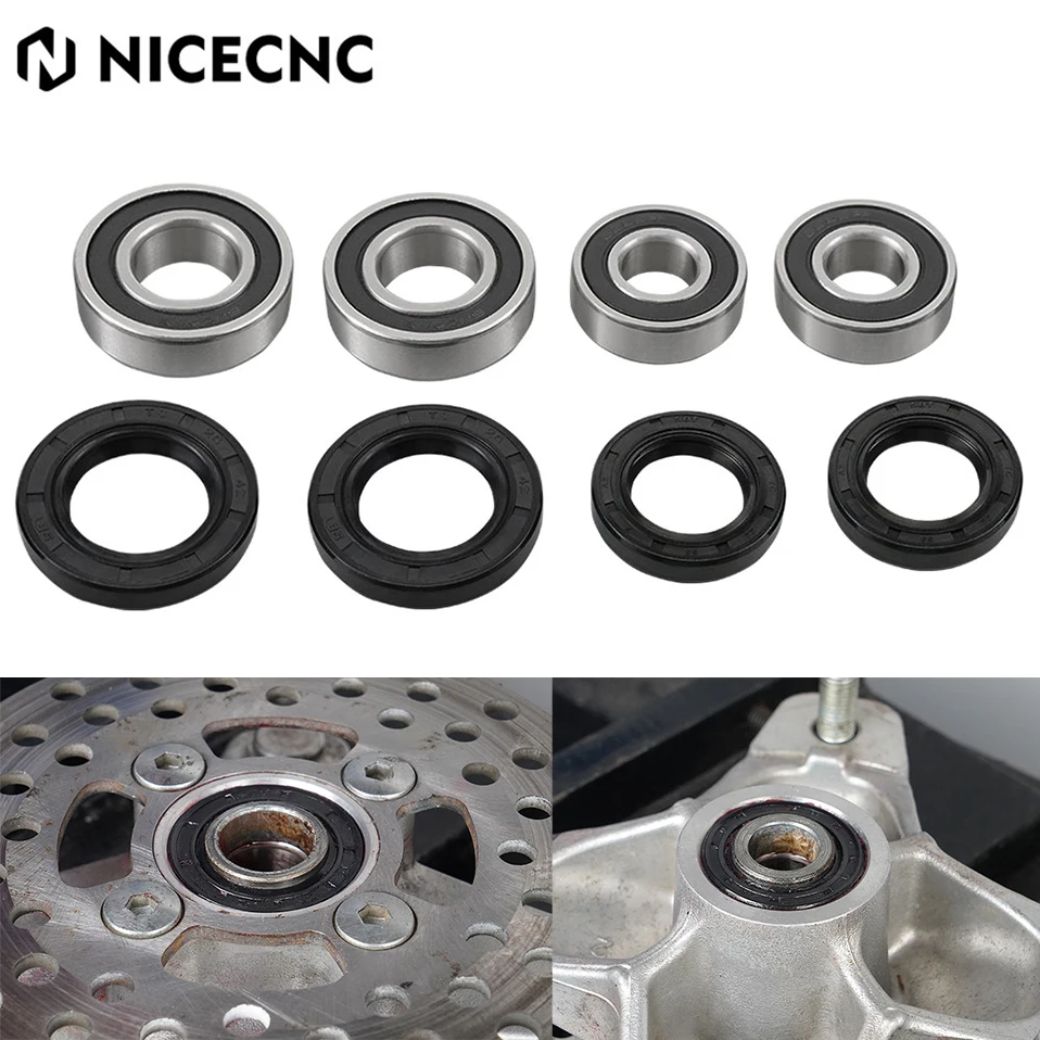 Jeu De Roulements + Joints De Roue Avant Pour Yamaha Raptor 700/660/350/250/125, Banshee, Warrior, YFZ450 Et Plus - Kit Complet Haute Qualité