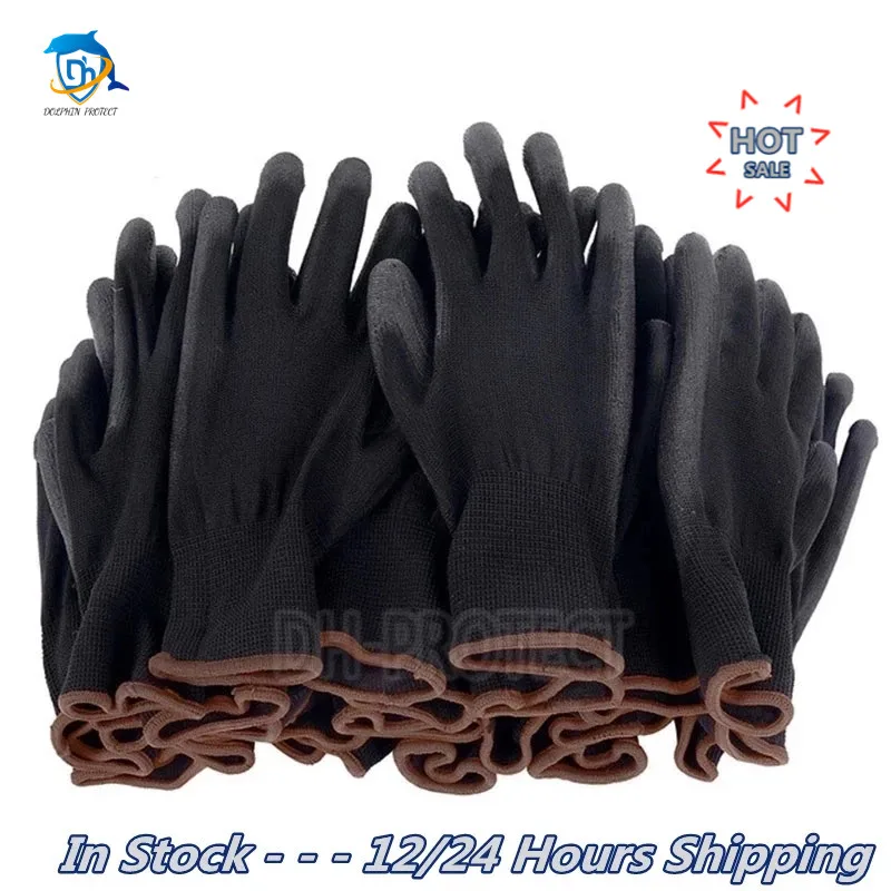 Nitrile Coated Safety Work Gloves for Mechanics