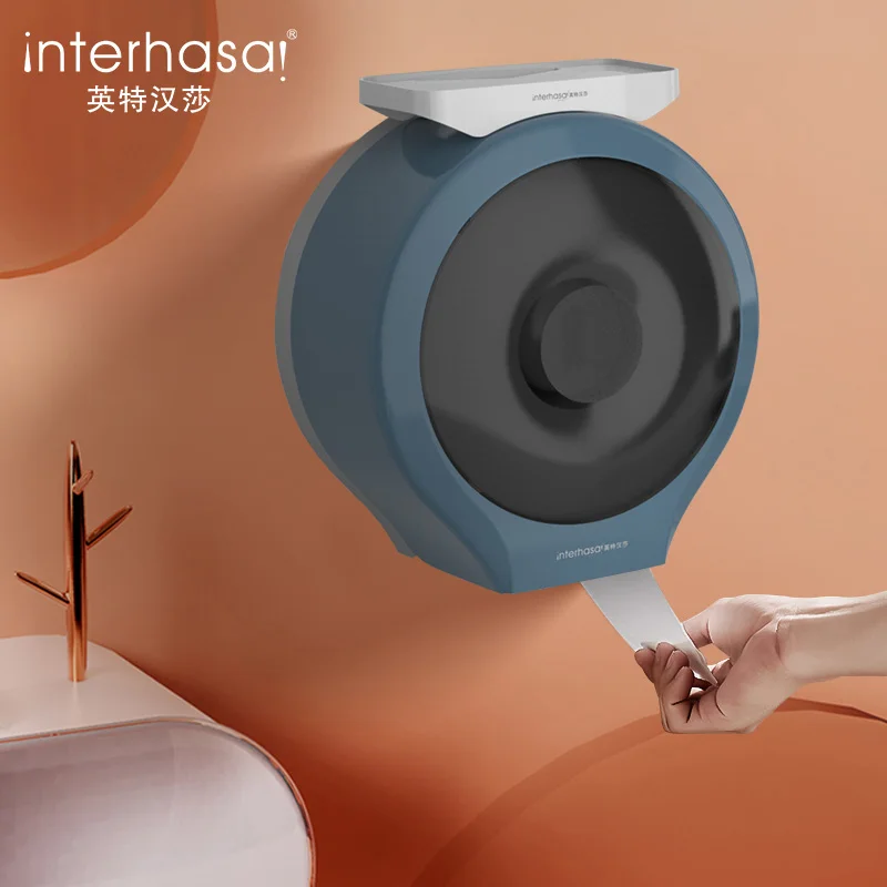 Interhasa! Toilet Paper Dispenser Wall Mount 9 Inch Commercial Toilet Paper Holder Jumbo Roll Toilet Paper Towel Dispenser