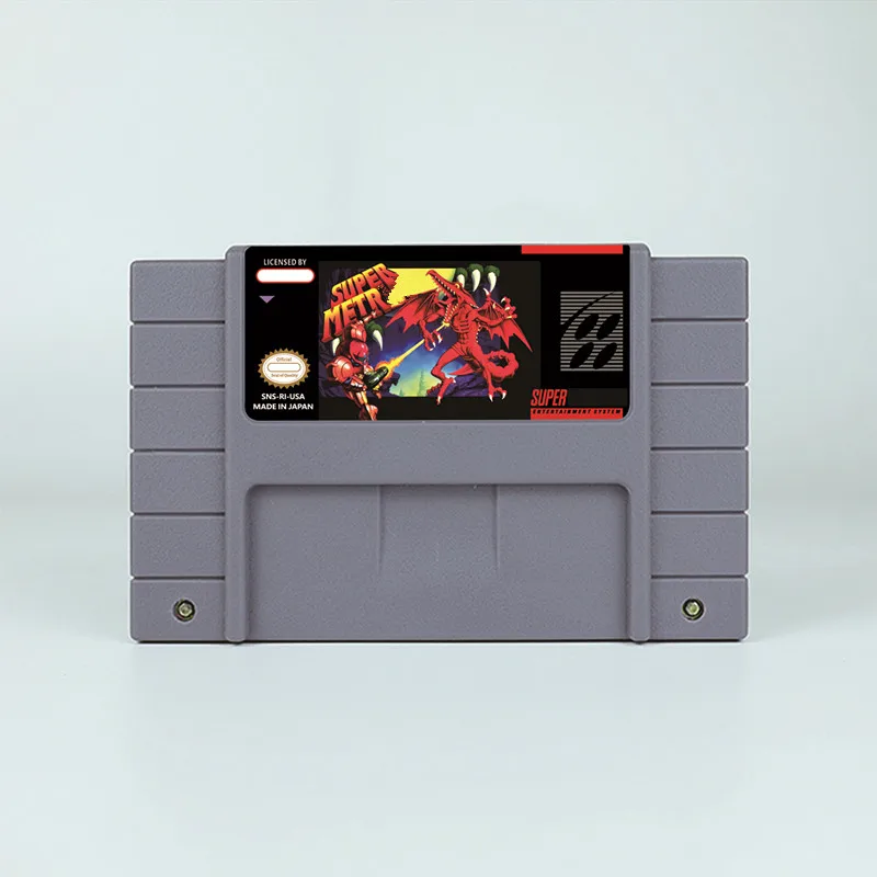 بطاقة ألعاب Super Metroided EUR USA 16 بت RPG لوحدة تحكم ألعاب الفيديو خرطوشة ألعاب snes