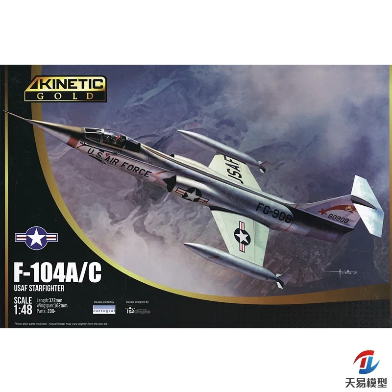

KINETIC K48096 1/48 US F-104A/C fighter jet