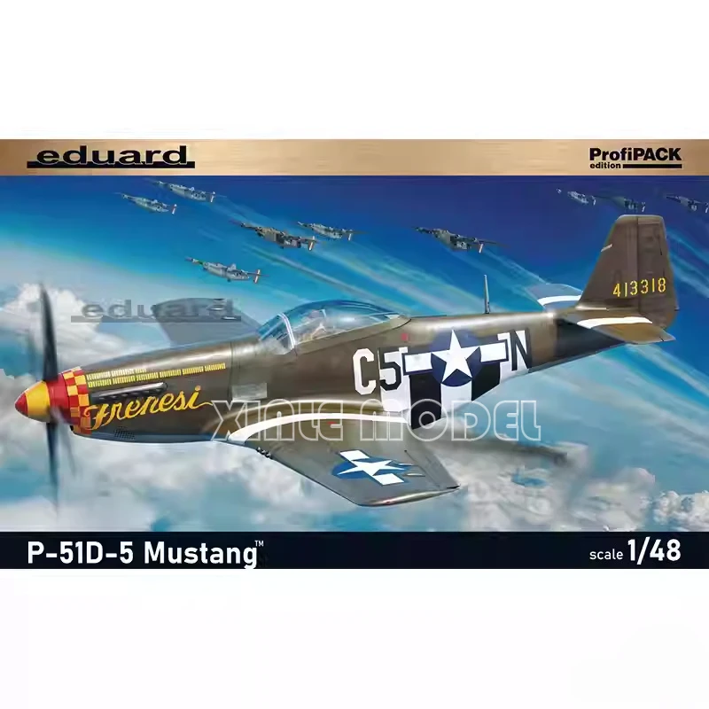 

Eduard Plastic Assembled Aircraft Model Kit 82101 P-51D-5 Mustang 1/48