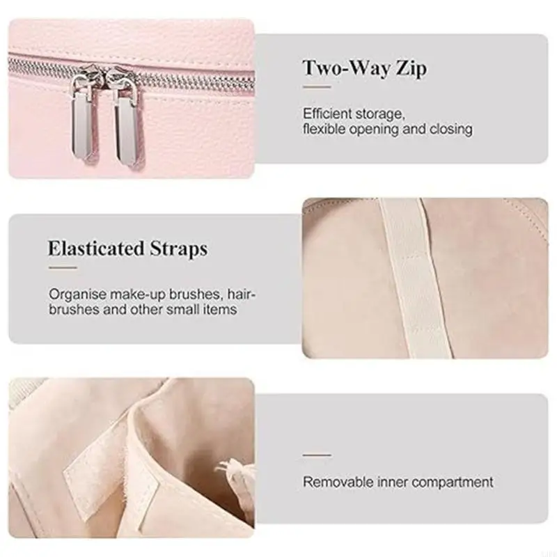 

Кожаная косметичка, водонепроницаемая косметичка, портативная сумка для хранения, дорожная косметичка, органайзер для макияжа