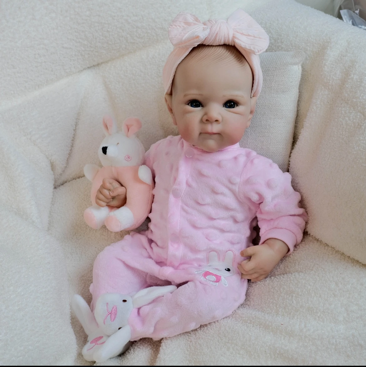 

18 Inches Bettie Reborn Baby Dolls Realistic Lifelike Adorable Newborn Girl Best Birthday Christmas Gift Toy