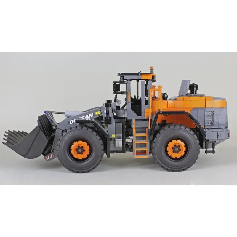 MOC-154471 klocki DOOSAN DL420-7 koparka klocki 2617 szt. Zabawki dla dzieci prezenty świąteczne