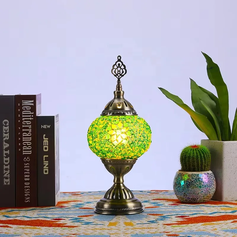 

Style DIY Mosaic Desk Lamp with Kit and Design Paper E14 Base