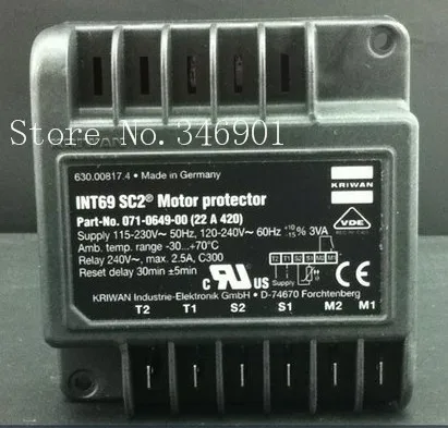 [SA] Germany KRIWAN INT69SC2 071-0649-00 220V 071-0649-01 24V compressor protection