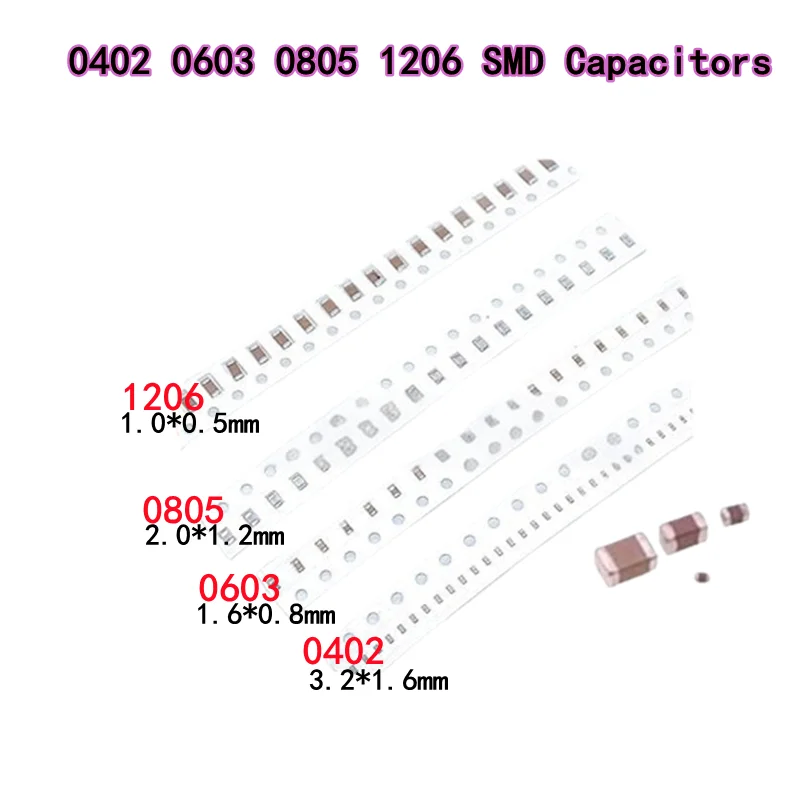 

100PCS 1206 SMD capacitor 50V 0.5PF-820PF 0.75/1/1.2/1.5/1.8/2/2.2PF 10PF 12/15/18/20/22/24/27/30PF/75/82PF