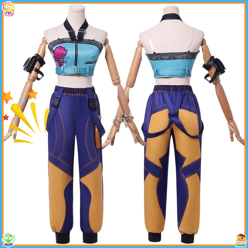 KPop Zoey Costume Cosplay Parrucca Donna Ragazza Carnevale di Halloween Comic-con Abiti da gioco di ruolo per feste