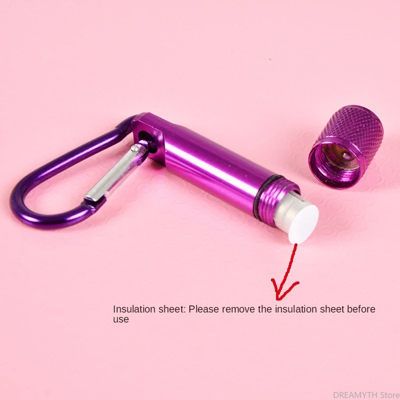 Customized LED Flashlight Key Ring, Mini Outdoor Torch, Logo Printing, Free Club, Promotional Gift, Party Gift, 100Pcs Lot