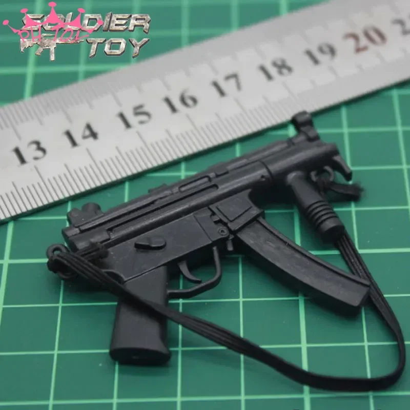 Accessori per action figure Modello in scala 1/6 Bambola da 12 pollici Accessori per soldati 1/6 Da 1 a 6 Micro-punch MP5 MP5K Modello di pistola nera