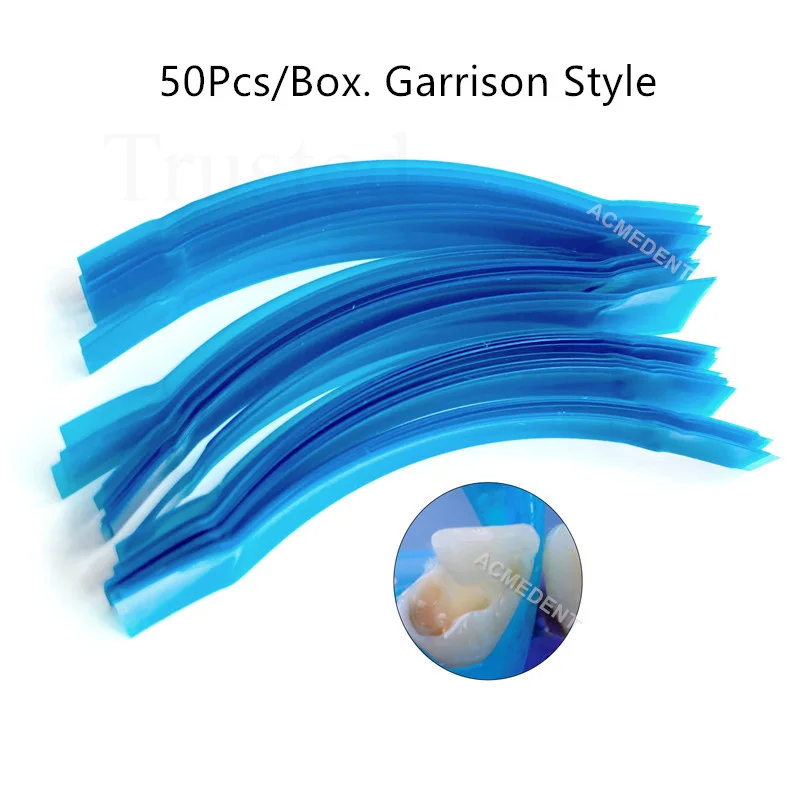 1BOX Dental Transparent Blue Strips Matrix Polyester Fits Garrison