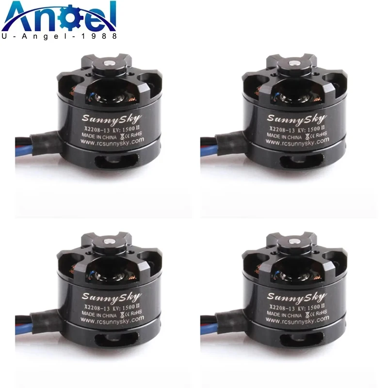 4pcs/lot SunnySky X2208 2208 1100KV 1260KV 1500KV 2600KV Brushless Motor KV1260 For FPV RC Airplane Parts