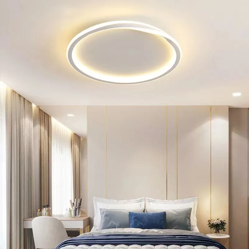 Modern Ultrathin LED Ceiling Lamps Living Room Main Bedroom Restaurant Aisle Study Balcony Lights Minimalist Home Decor Fixture