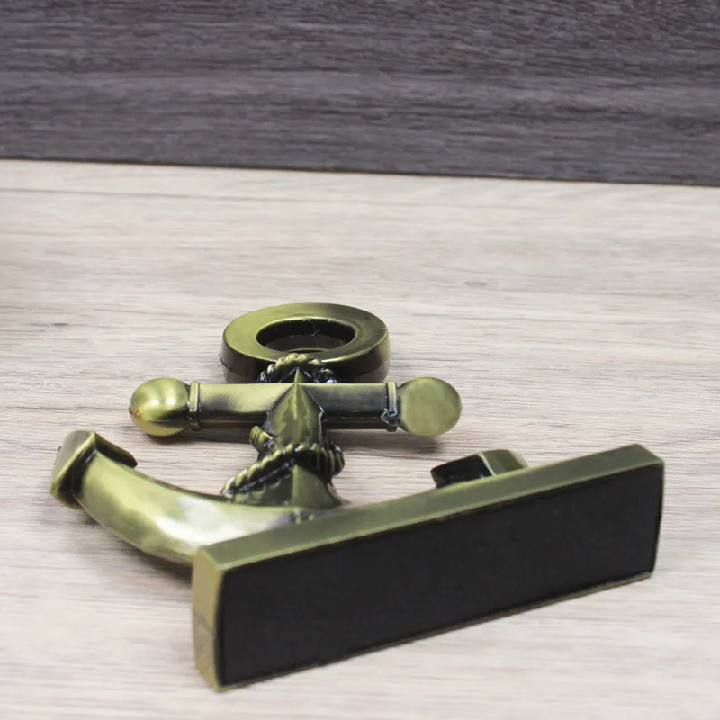 Ship's Anchor Model Creative Office Desktop Ornaments Metal Crafts Travel Souvenirs Figurines Home Decoration Festive Gift