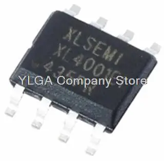 New original XL4001 XL4001E1 SOP-8 2A external adjustable current limiting step-down DC/DC   50PCS -1lot