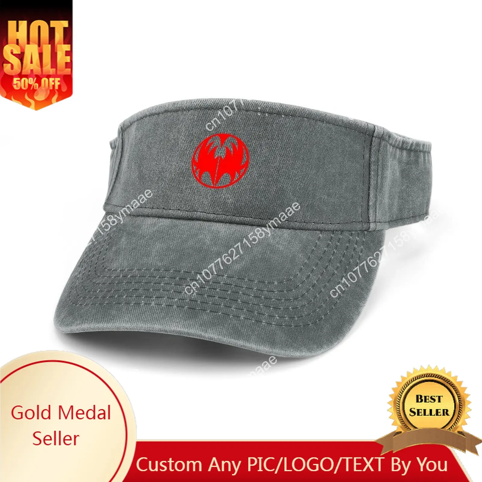 Gene Simmons Sun Visor Leaky Top Cowboy Hats Mens Womens Customize DIY Cap Sports Baseball Tennis Golf Caps Empty Open Top Hat