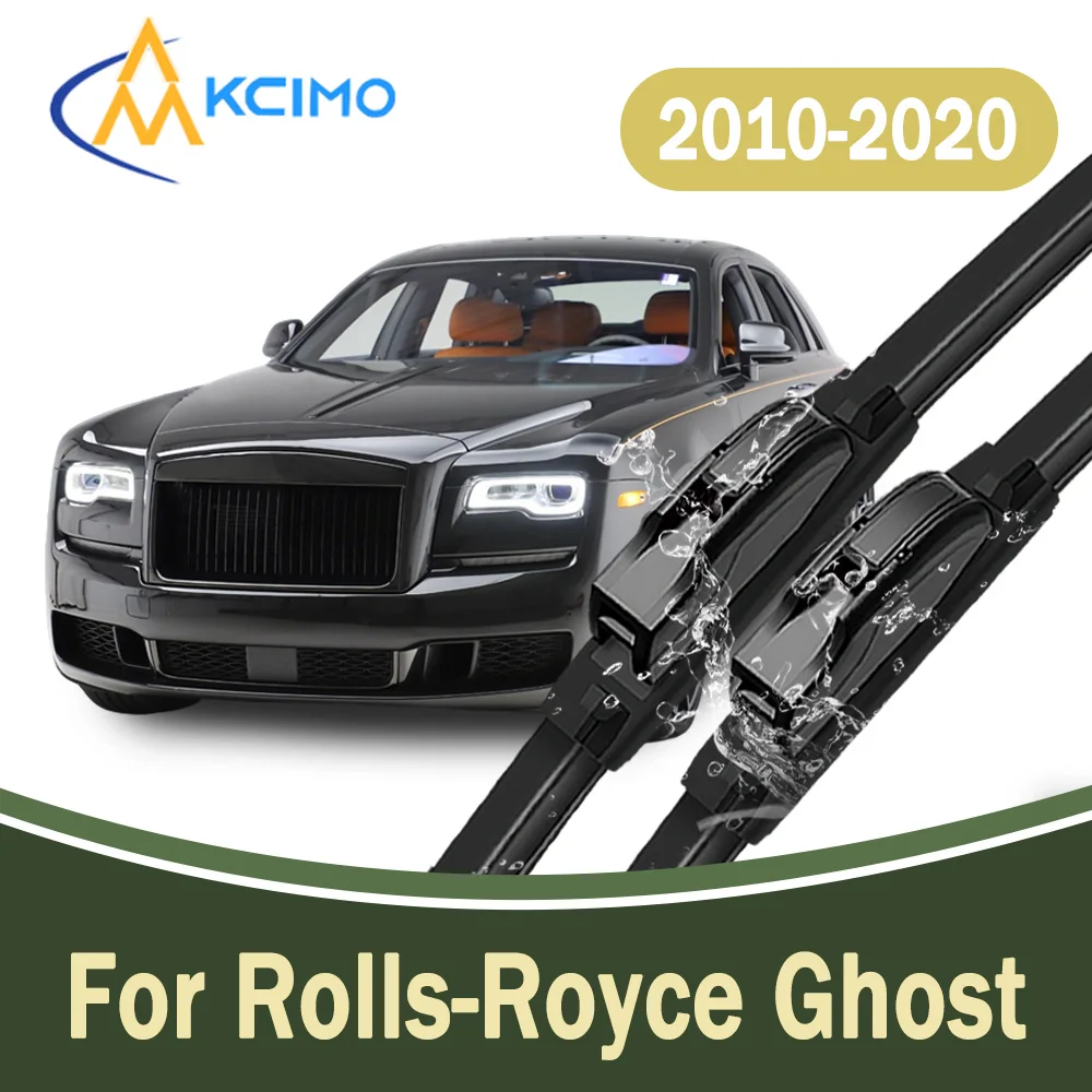 

All-Weather Front Windscreen Wiper Blades For Rolls-Royce Ghost 2010-2020 Silent Car Windshield Replacement Parts 2Pcs