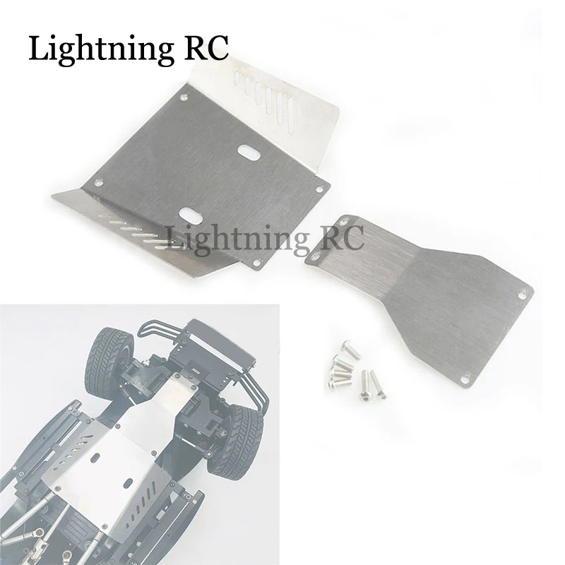 Stainless Steel Chassis Armor Protective Guard Plate Simulation For TAMIYA CC01 RC Car Upgrade Parts