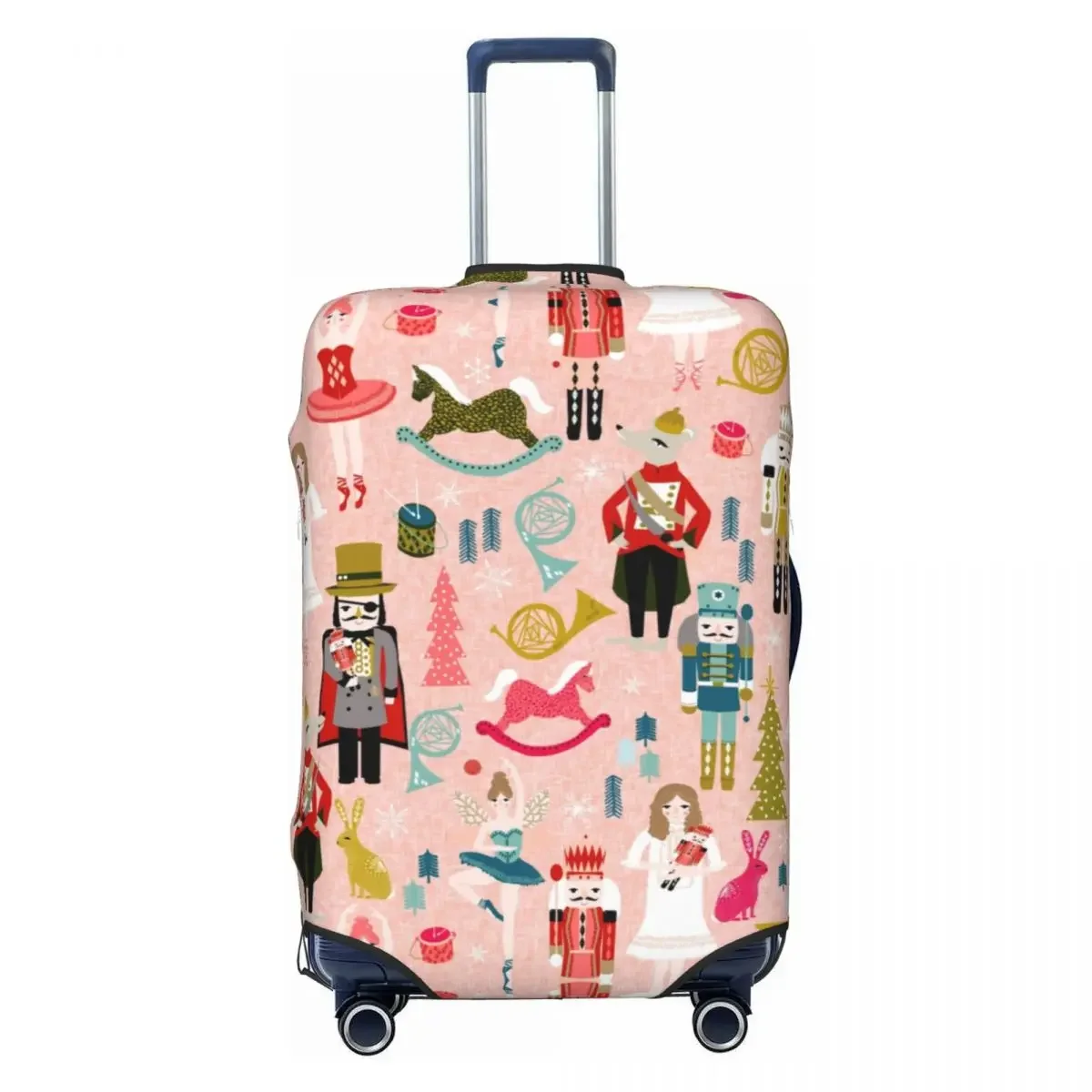 

Custom Nutcracker Ballet Dancer Luggage Cover Cute Suitcase Protector Covers Suit For 18-32 inch