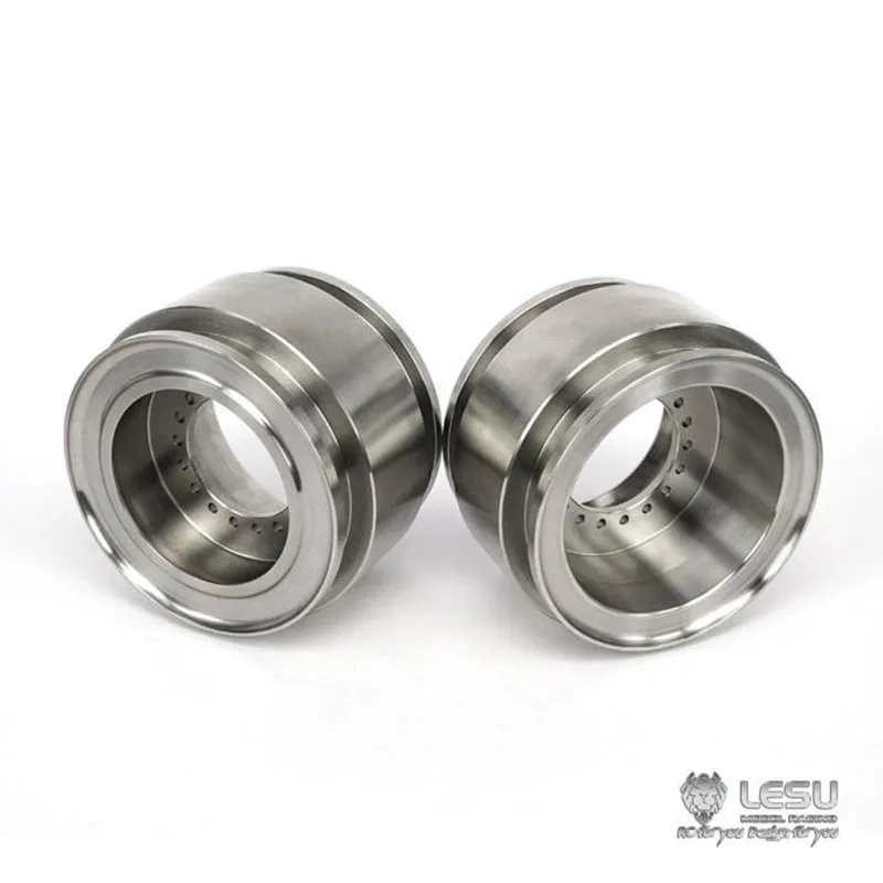 LESU 1/16 Loader Engineering Vehicle RD-2003 Stainless Steel Metal Hub Wheel Side Reduction Bridge DIY Car Model Accessories