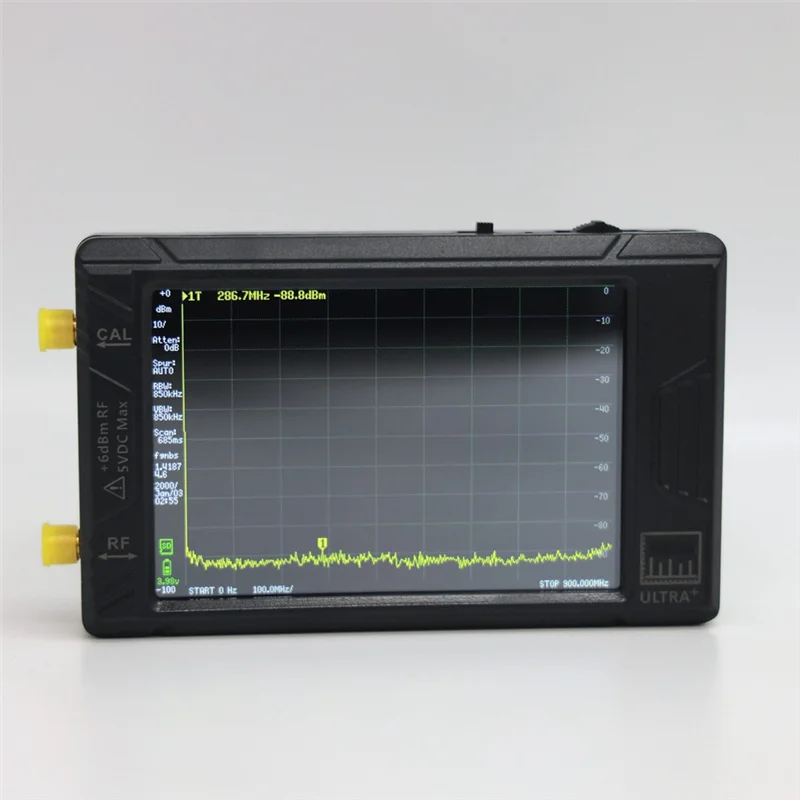 Analizator widma ręczny ABBP-ZS-406 dla Tinysa ULTRA PLUS 4-calowy wyświetlacz Bateria 5000 mAh 900 MHz-5,4 GHz