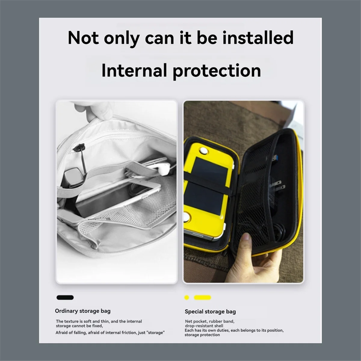 

DSAO For Anbernic RG505 Case Handheld Game Player Carrying Bag,Game Player Accessories Portable Storage Bag