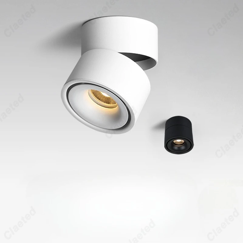 

Creative New LED Folding Spotlights Living Room Corridor Porch Bedroom Clothing Store Adjustable Angle Lighting Lamps