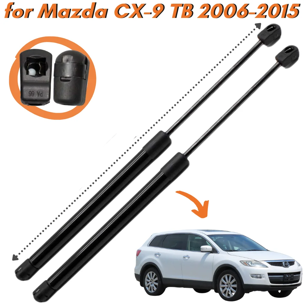 

Qty(2) Trunk Struts for Mazda CX-9 TB SUV 2006-2015 Rear Tailgate Boot Lift Supports Shock Absorbers Gas Springs Dampers